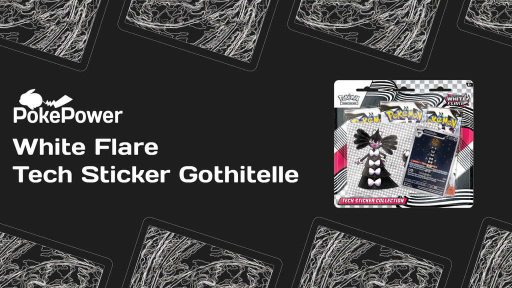 Scarlet & Violet White Flare Tech Sticker Unboxing! | Gothitelle Reveal & Card Showcase